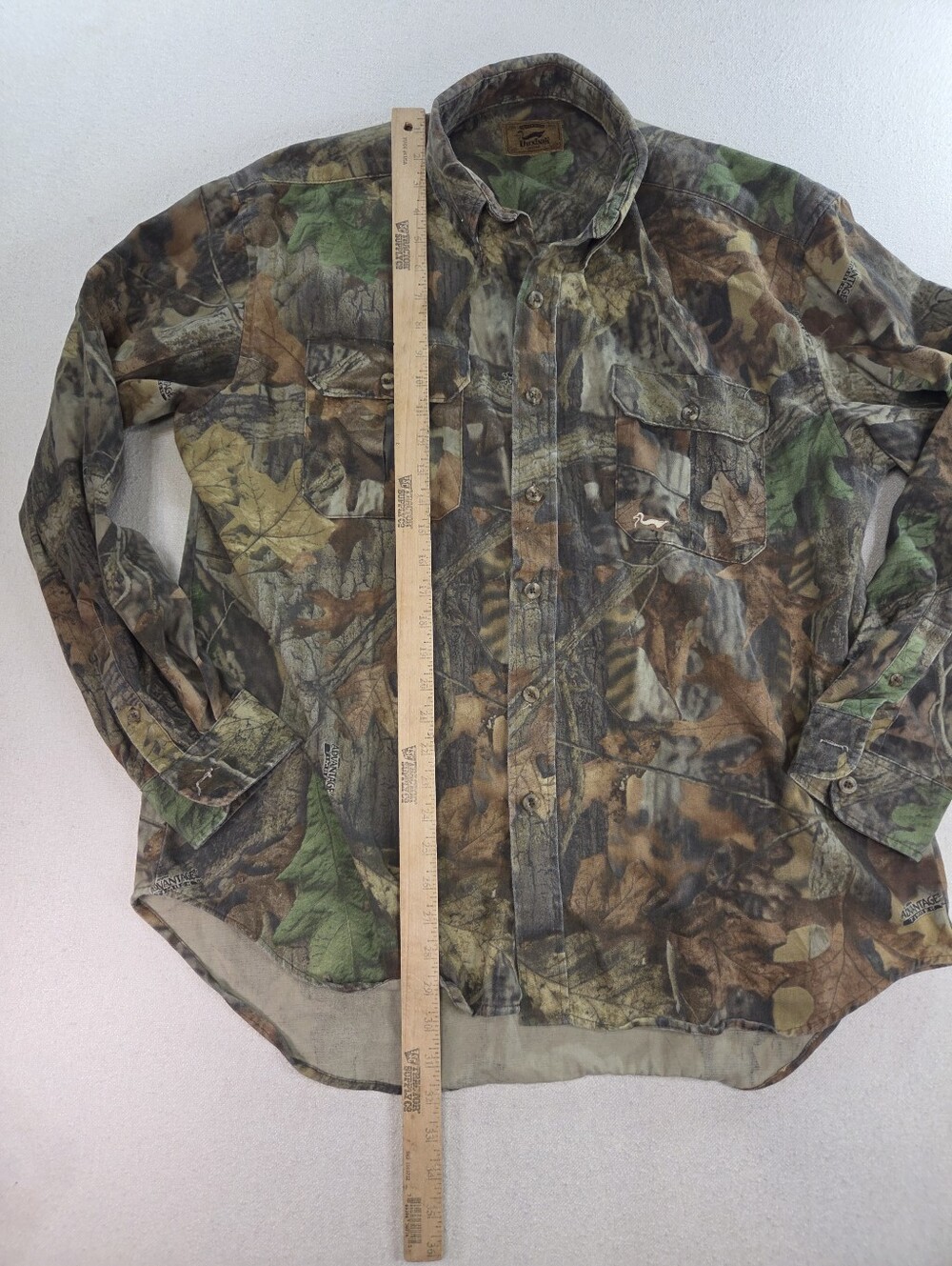 Duxbak Advantage Timber Camo Shirt Mens XL Hunting Long Sleeve Duck - Picture 4 of 6